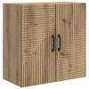 vidaXL Vegghengt skap 59 x 31 x 60 cm Konstruert tre Artisan eik