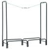 vidaXL Vedstativ antrasitt 120x35x120 cm st&aring;l