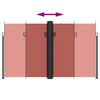 vidaXL Uttrekkbar sidemarkise 200x1200 cm terrakotta