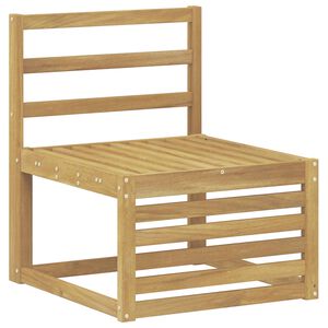 vidaXL Ute Midt Sofa Solid akasietre Hvit 63 x 59 x 73 cm