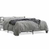 vidaXL Sengeramme sonoma eik 160x200 cm konstruert tre og metall