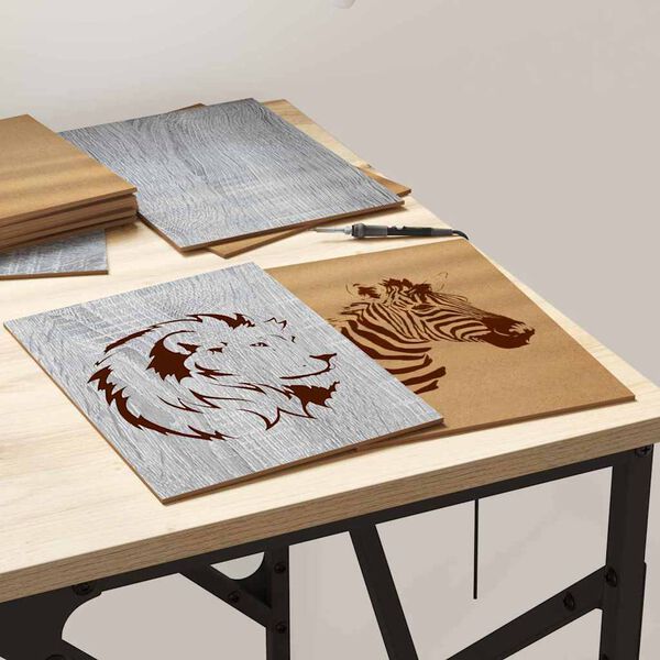 vidaXL Dekorpaneler 150 pcs Gr&aring; Sonoma 21 x 30 x 0,27 cm