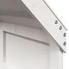 vidaXL Tak for barneseng hvit 60x99x139,5 cm heltre furu