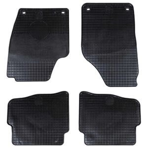 vidaXL Bilmatte 4 pcs Svart passer til VW POLO 2001-2009 NS Gummi