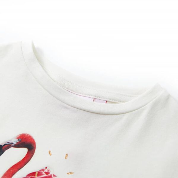 T-skjorte for barn ecru 140