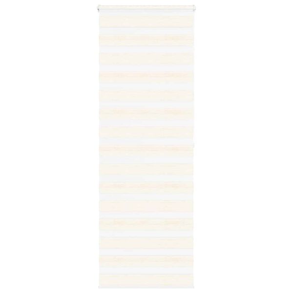vidaXL Sebragardin marmor beige stoff bredde 70,9 cm polyester