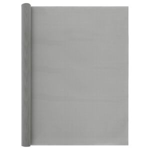 vidaXL Maskeskjerm 80 x 1000 cm 120 Mesh Rustfritt st&aring;l 201 S&oslash;lv