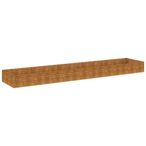 vidaXL H&oslash;ybed 482x100x36 cm cortenst&aring;l