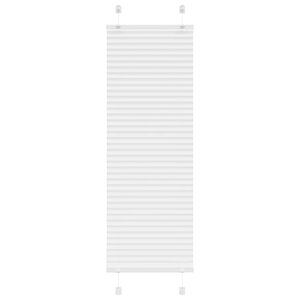 vidaXL pliss&eacute;gardin Hvit 40x150 cm Stoff Bredde 39,4 cm Polyester