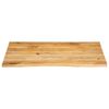 vidaXL Bordplate naturlig kant 100x80x3,8 cm heltre mango