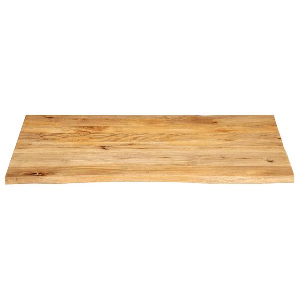vidaXL Bordplate naturlig kant 100x80x3,8 cm heltre mango