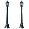 vidaXL Preston Hagelamper 2 stk 105 cm