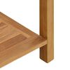 vidaXL Kaffebord med lagring Brun 85 x 35 x 75 cm Heltre teak