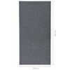 vidaXL Smussfangende teppeløper grå 100x200 cm