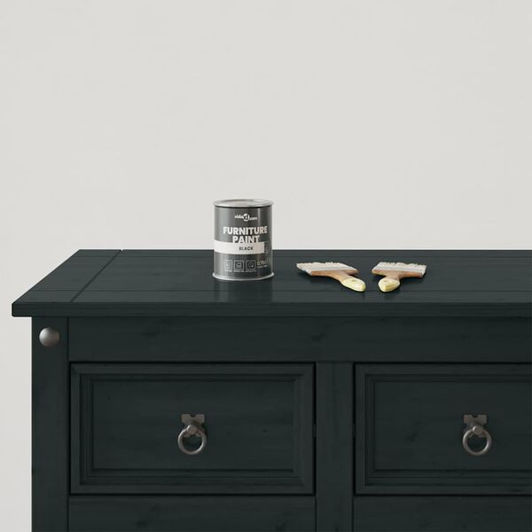 vidaXL Møbelmaling Svart 10 x 10 x 12 cm Veggdart