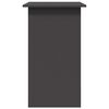 vidaXL Skrivebord gr&aring; 80x45x74 cm sponplate