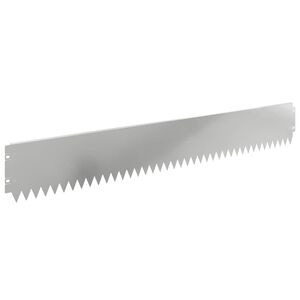 vidaXL Gjerdekant 30 stk. 103 x 15 cm St&aring;l S&oslash;lv