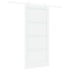 vidaXL Skyved&oslash;r 93 x 202 cm Konstruert tre Hvit