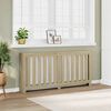 vidaXL Radiatordeksel sonoma eik 175x20x82 cm konstruert tre