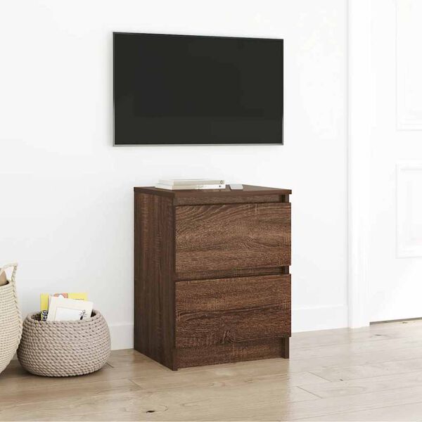 vidaXL TV-benk sonoma eik 40x35x54 cm konstruert tre