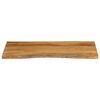 vidaXL Bordplate 110x60x3,8 cm naturlig kant heltre mango