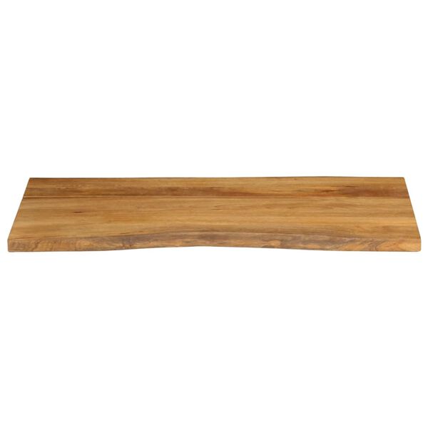 vidaXL Bordplate 110x60x3,8 cm naturlig kant heltre mango