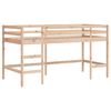 vidaXL K&oslash;yeseng for barn med stige 90x190 cm heltre furu