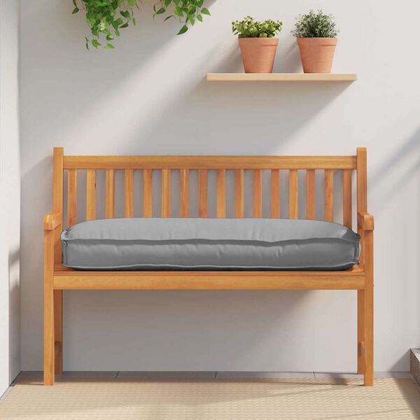 vidaXL Pute Grå 120 x 50 x 12 cm Oxford Stoff