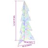 vidaXL Juletre med 100 LED Flerfarget 120 cm Akryl