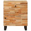 vidaXL Sengekabinett med skuff Brun 50 x 33 x 60 cm Massiv mango tre