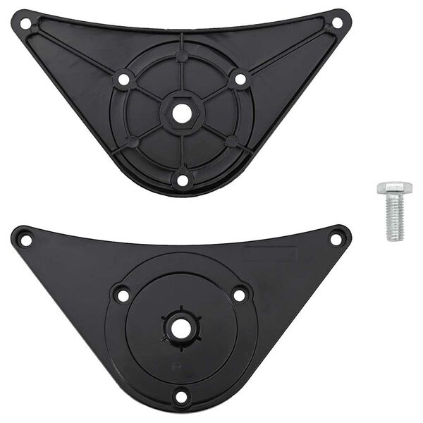 4 Height justerbare Bordben Sort 710 mm