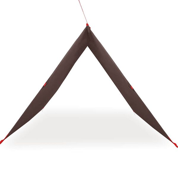 vidaXL Campingpresenning brun 366x306 cm vanntett