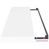 vidaXL Flytende vegghylle hvit 90x23,5x3,8 cm MDF