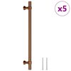vidaXL Skaph&aring;ndtak 5 stk bronse 192 mm rustfritt st&aring;l