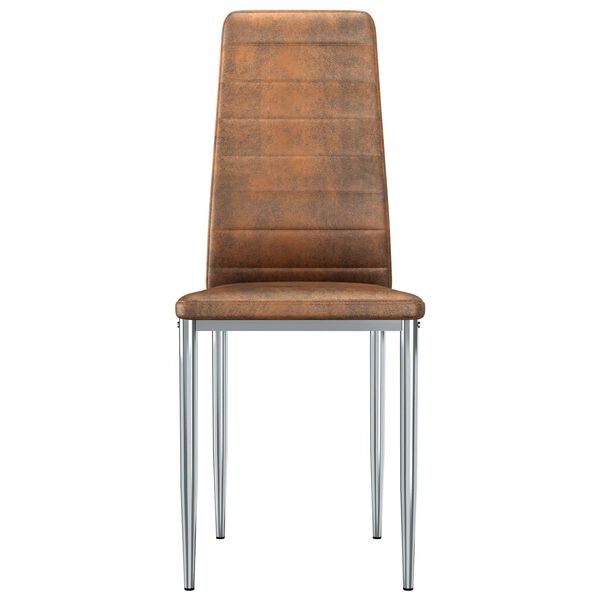 vidaXL Spisestoler 2 pcs Brun 41.5 x 48 x 99 cm