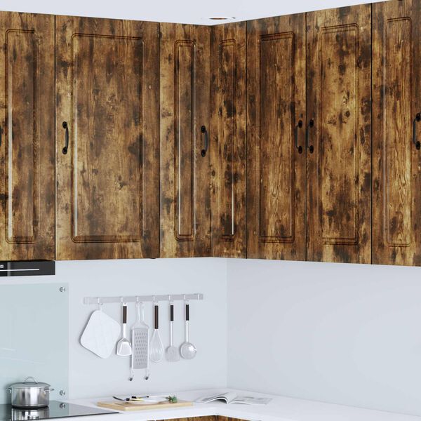 vidaXL Kj&oslash;kkenskap Kalmar R&oslash;kt eik 57 x 57 x 100 cm Konstruert tre