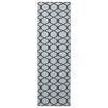 vidaXL Teppe Runner ORIZ 1150 gsm Svart nettm&oslash;nster
