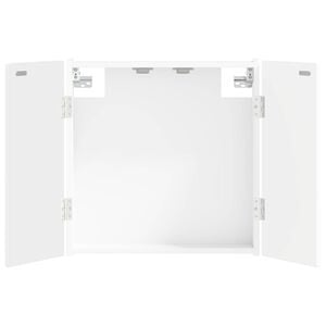 vidaXL Dartbrettskap DELFT Hvit 52,5 x 10,5 x 53,5 cm Konstruert tre