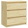 vidaXL Nattbord 60x36x64 cm heltre furu