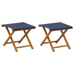 vidaXL Hage Stol 2 pcs Solid Eucalyptus Tre Bl&aring;