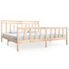 vidaXL Sengeramme heltre 200x200 cm