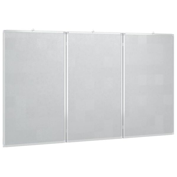 vidaXL Magnetisk tavle sammenleggbar 150x80x1,7 cm aluminium