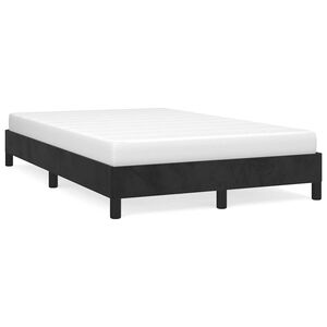 vidaXL Sengeramme svart 120x190 cm fl&oslash;yel