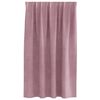 vidaXL Blendingsgardiner 2 pcs M&oslash;rk rosa 140 x 140 cm Fl&oslash;yel