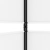 vidaXL Romdeler med 5 paneler hvit 250x180 cm stoff