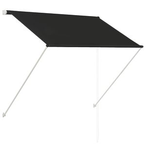 vidaXL Uttrekkbar markise 150 x 150 cm antrasitt