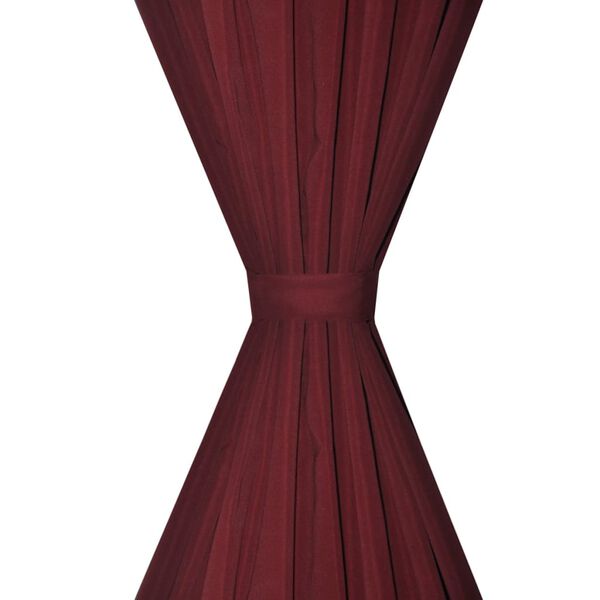 Bordeaux energisparende gardiner dobbelt lag 2 stk 140 x 245 cm