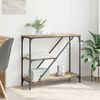 vidaXL Konsollbord Artisan Eik 88,5 x 30 x 75 cm Konstruert tre