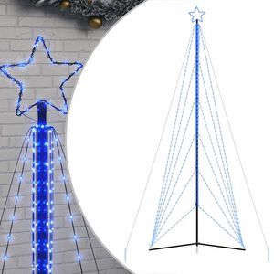 vidaXL LED Juletre 861 LEDs Bl&aring; 478 cm
