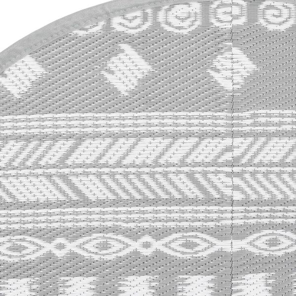 vidaXL Uteteppe ARAKIL gr&aring; &Oslash;160 cm PP